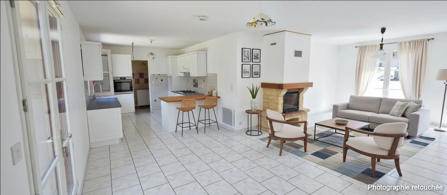 Jeune maison rénovée avec jardin et garage à Noyers-sur-Serein 