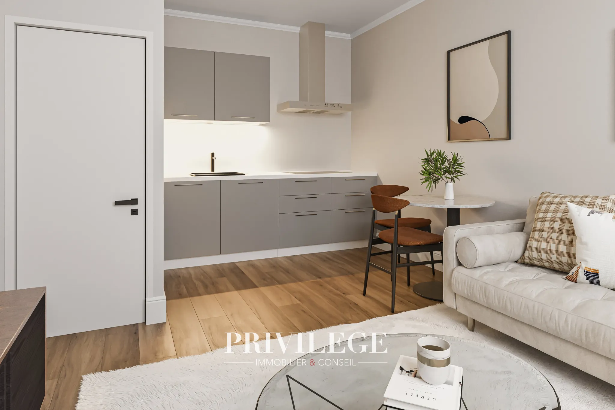 Appartement 2 pièces de 52 m² à Lyon 3, proche métro et services de santé 