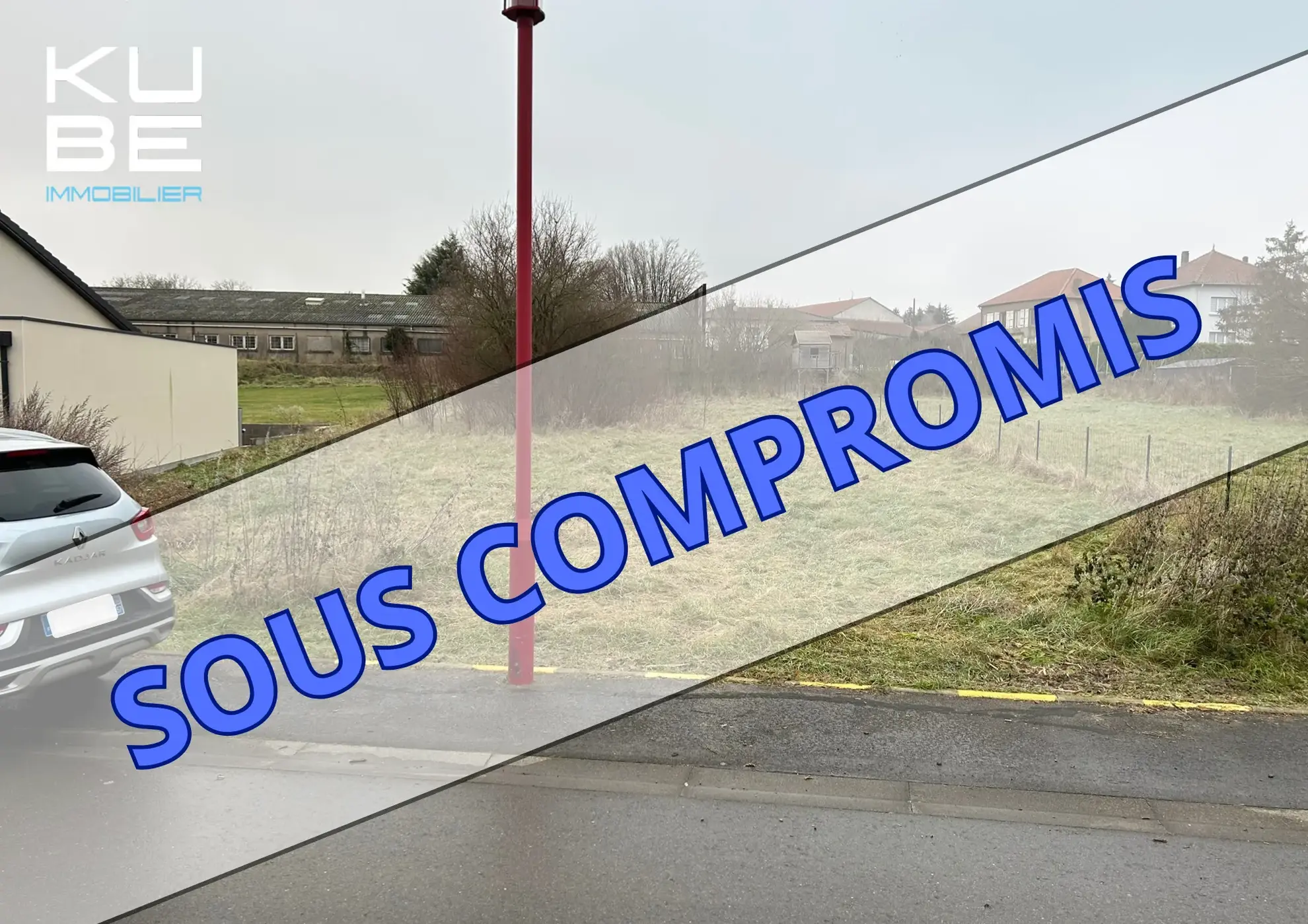 Terrain constructible viabilisé de 922 m² à Herny, proche Faulquemont et Metz