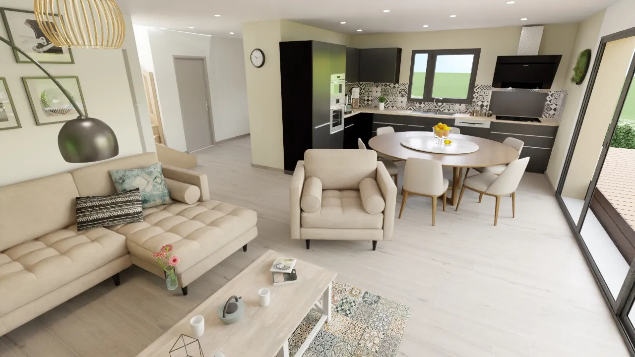 Terrain à bâtir de 852 m² à Viuz-en-Sallaz avec vue montagne 