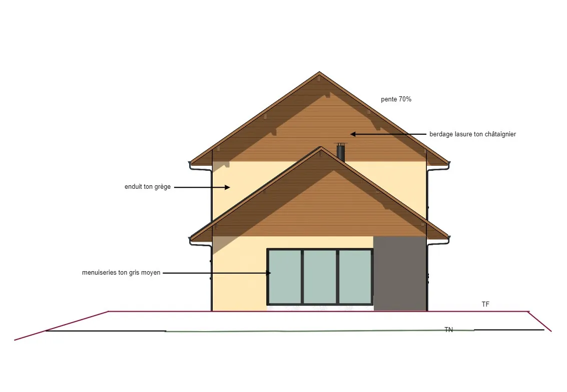 Terrain à bâtir de 852 m² à Viuz-en-Sallaz avec vue montagne 