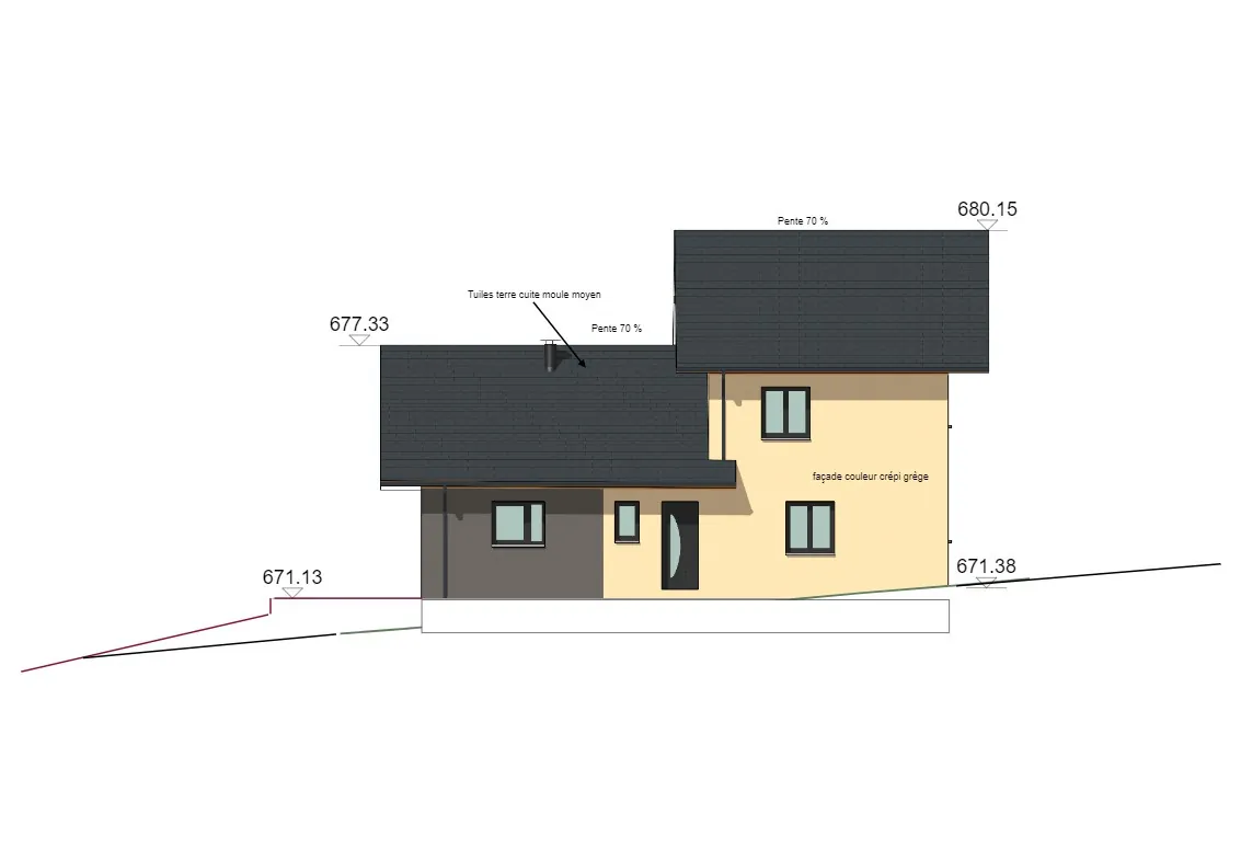 Terrain à bâtir de 852 m² à Viuz-en-Sallaz avec vue montagne 
