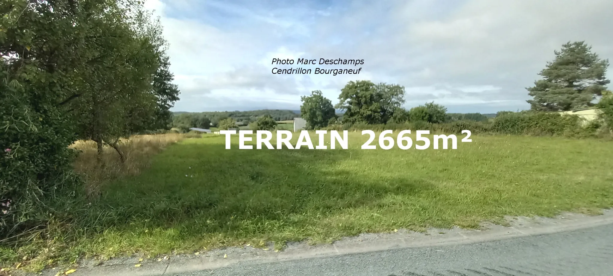 Terrain constructible de 2665 m² à Aulon avec belle vue dégagée 