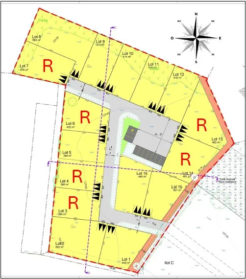 Terrains à bâtir viabilisés à Melay, à 5 km de Chemillé, prix attractifs
