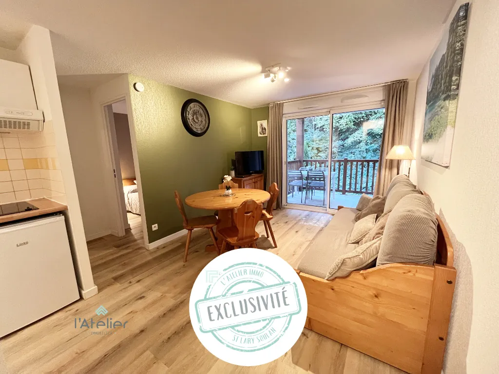 Appartement T2 avec terrasse et piscine à Saint-Lary - Le Verdoyant