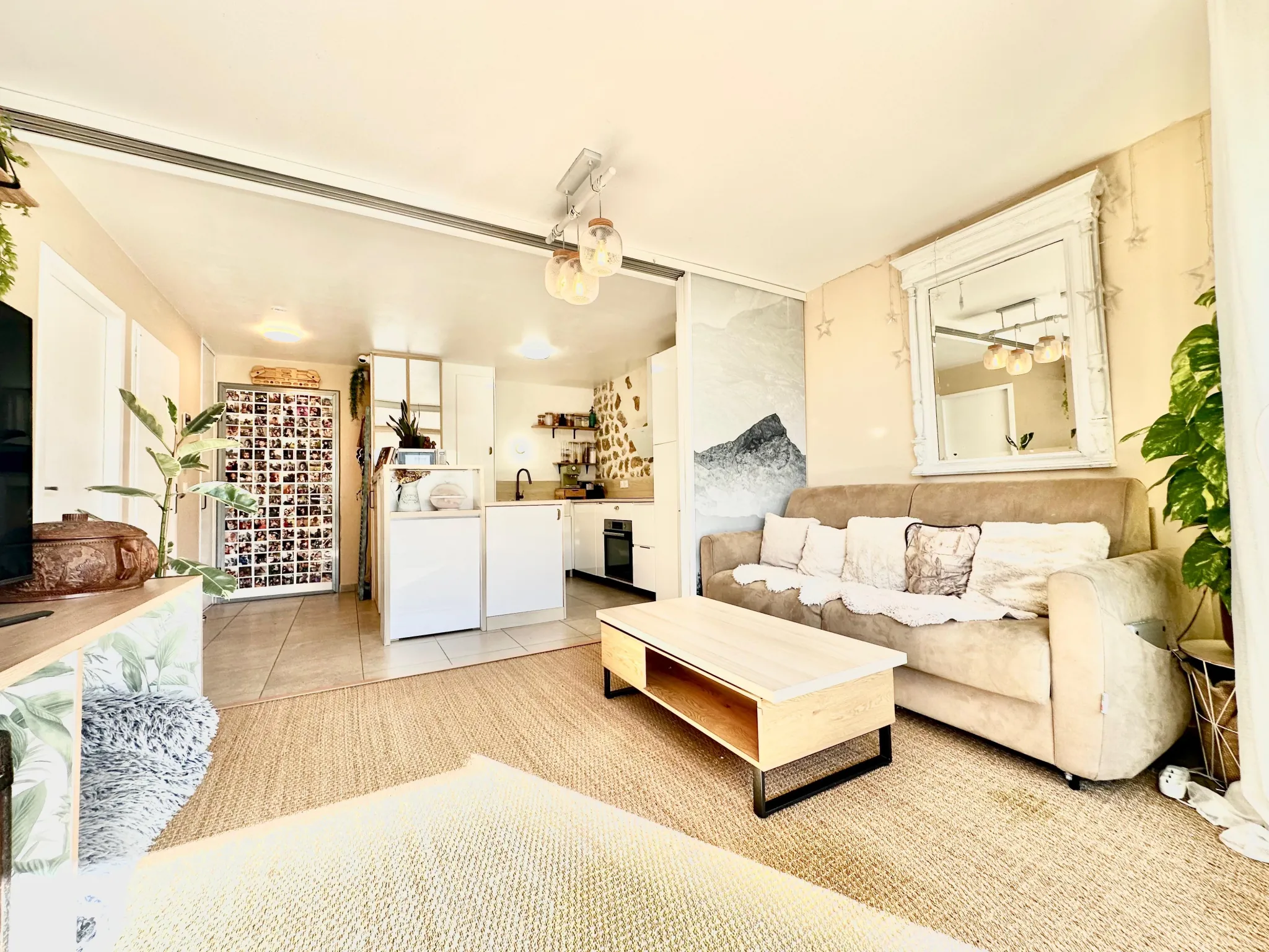 Appartement lumineux avec terrasse et jardin à Villy le Pelloux 