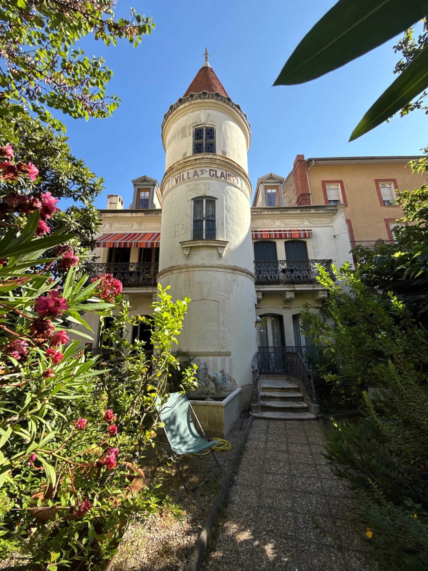 Appartement de charme avec jardin et terrasses à Amélie-les-Bains-Palalda 