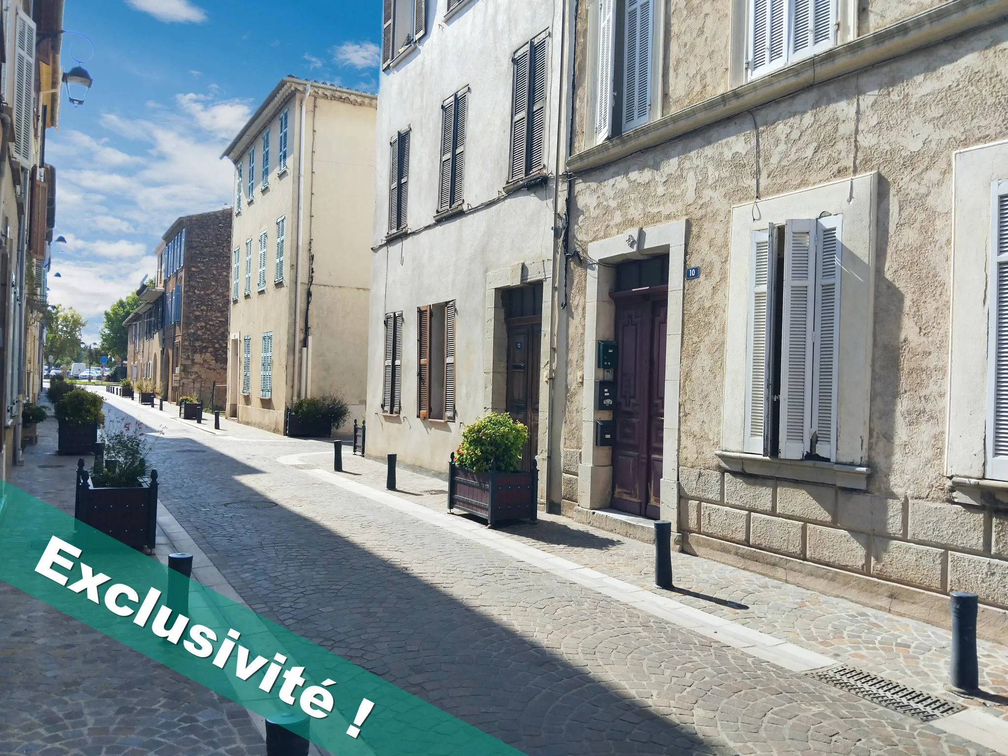 Vente d’un appartement T2 lumineux et meublé à Vidauban, centre-ville