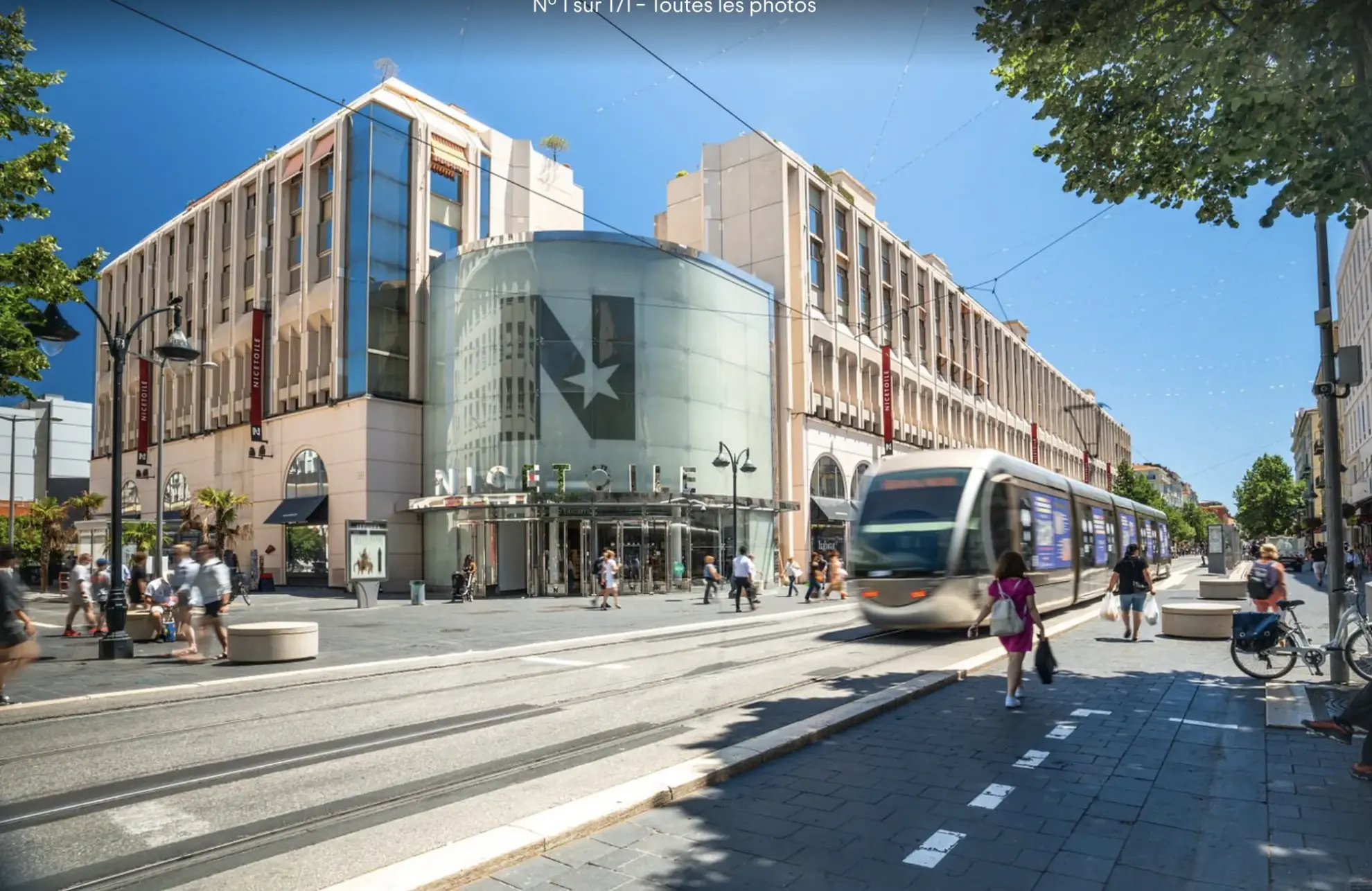 Appartement lumineux 2 pièces avec dressing à Nice, bail jusqu'en 2074