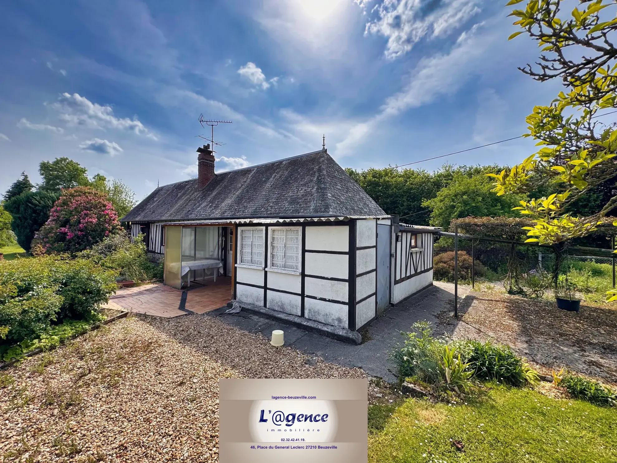 Maison normande à vendre à Beuzeville, 3 pièces, 60 m²