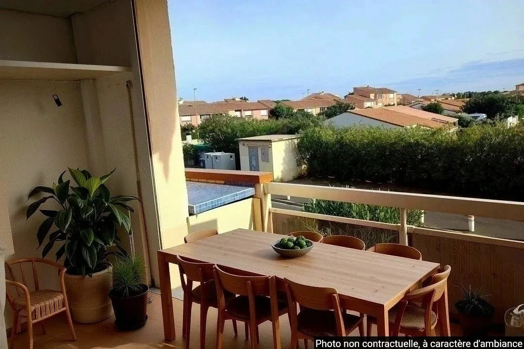 Appartement T2 avec terrasse et parking à Valras Plage - Exclu 