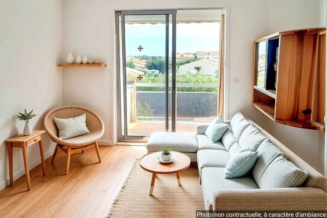 Appartement T2 avec terrasse et parking à Valras Plage - Exclu 