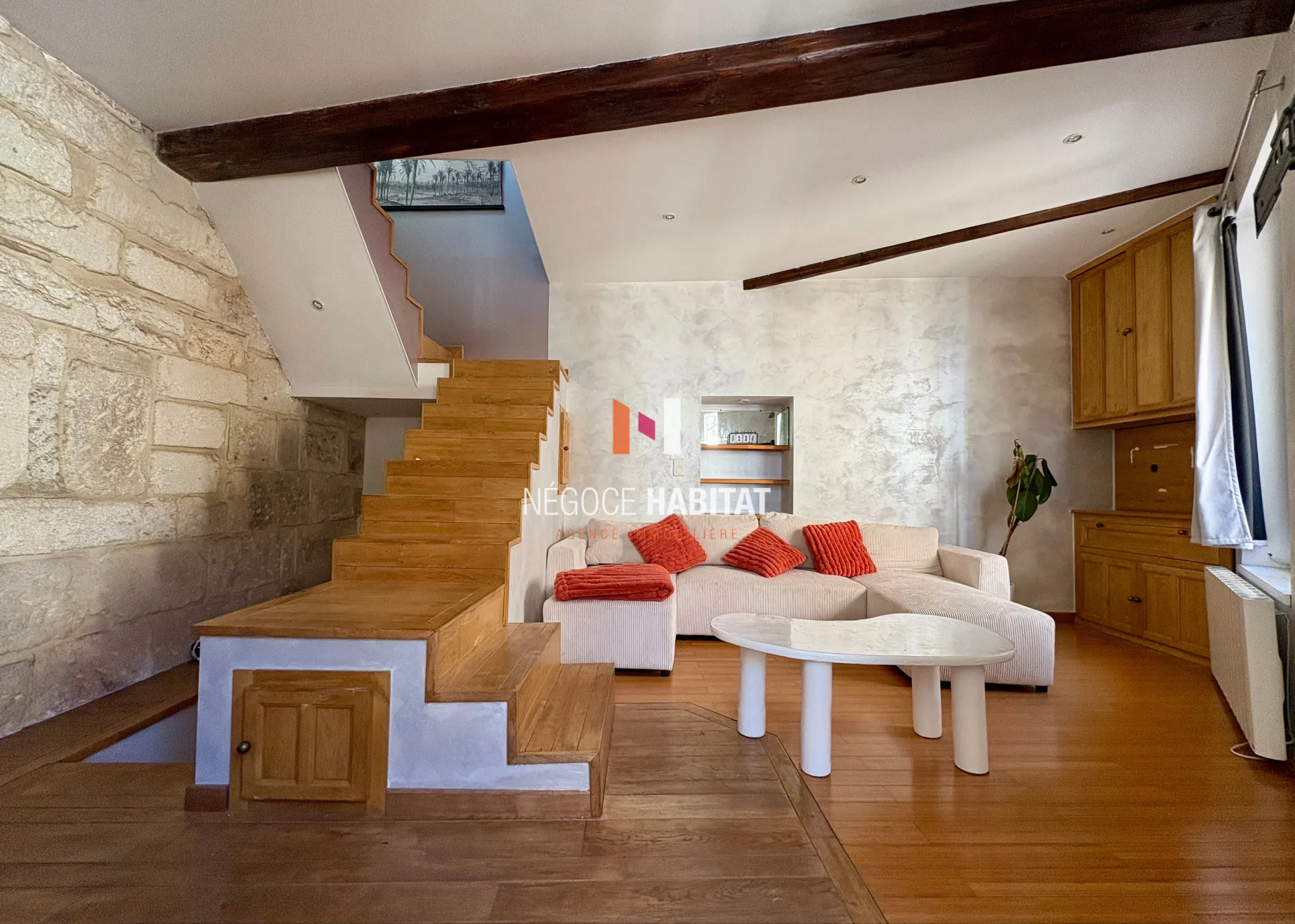 Maison de village à vendre à Lansargues, 66 m² rénovée au cœur du village