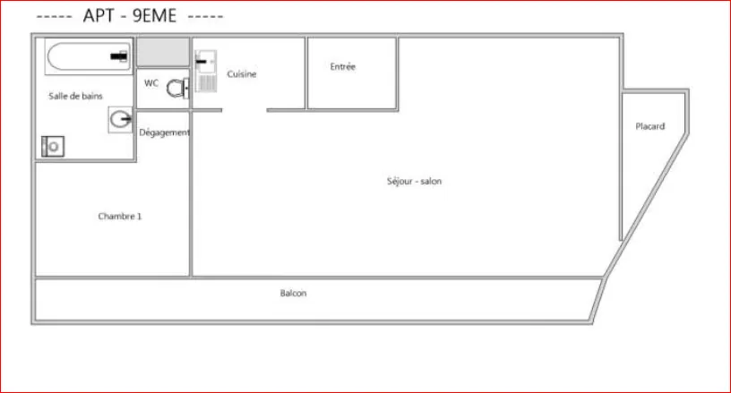 Appartement 2 pièces avec vue océan et garage à Saint Hilaire de Riez 