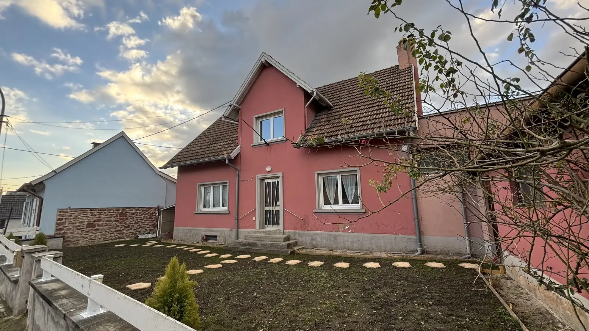 Maison individuelle de 115 m² à Steinbourg avec jardin, garage et 3 chambres 