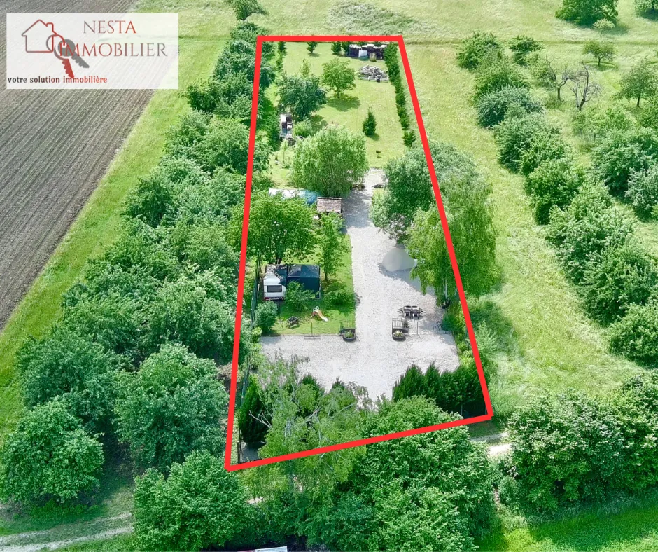 Terrain de loisir à Sarrewerden de 2 102 m² – Idéal pour projet nature ou détente