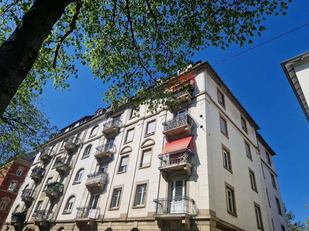 Appartement 3 pièces avec balcon à Strasbourg Contades, à vendre