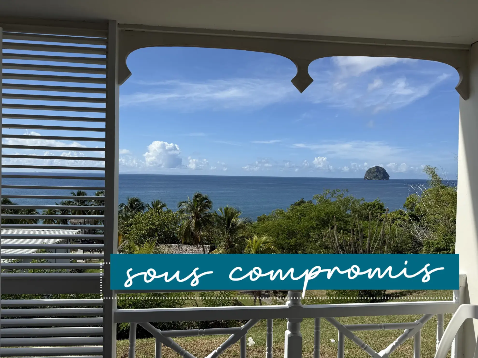 Studio meublé avec vue mer au Diamant – Investissement idéal