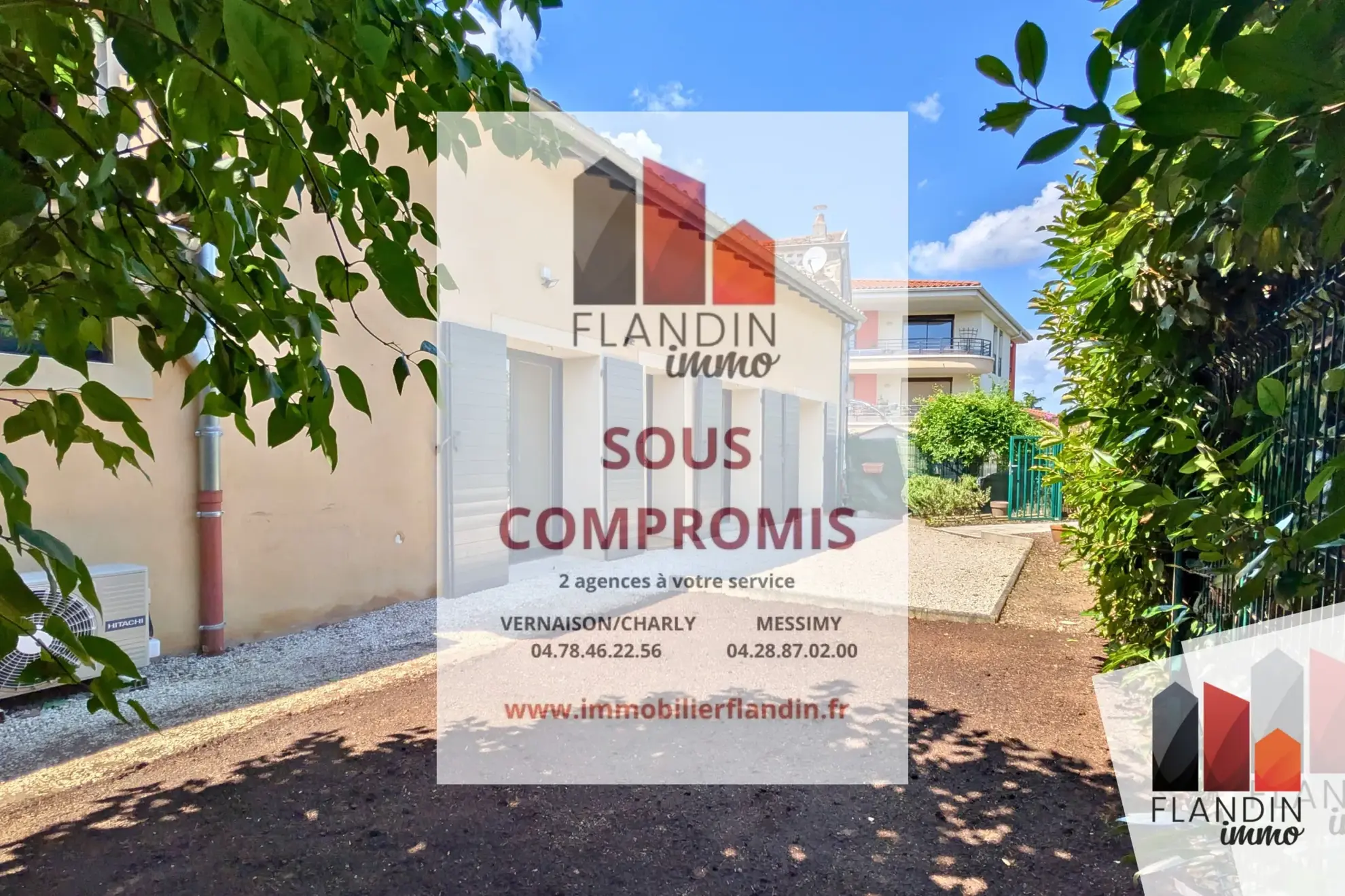 Maison 3 pièces avec jardin et terrasse à Millery