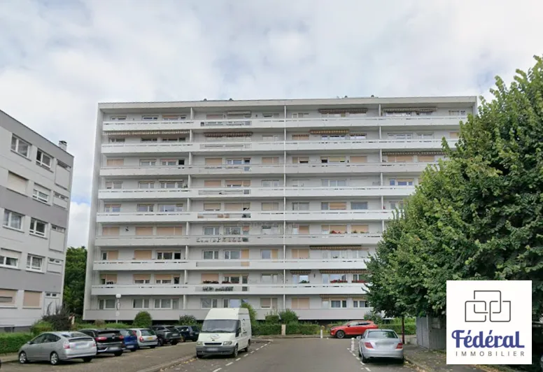 Appartement F4 bis spacieux avec grande terrasse à Bischheim, proche Strasbourg