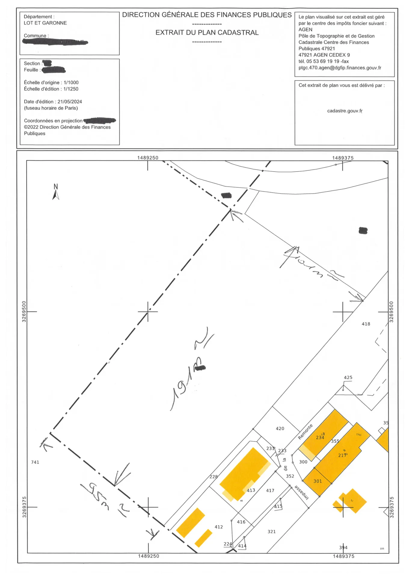 Terrain constructible de 18 000 m² à Miramont-de-Guyenne - Zone UX 