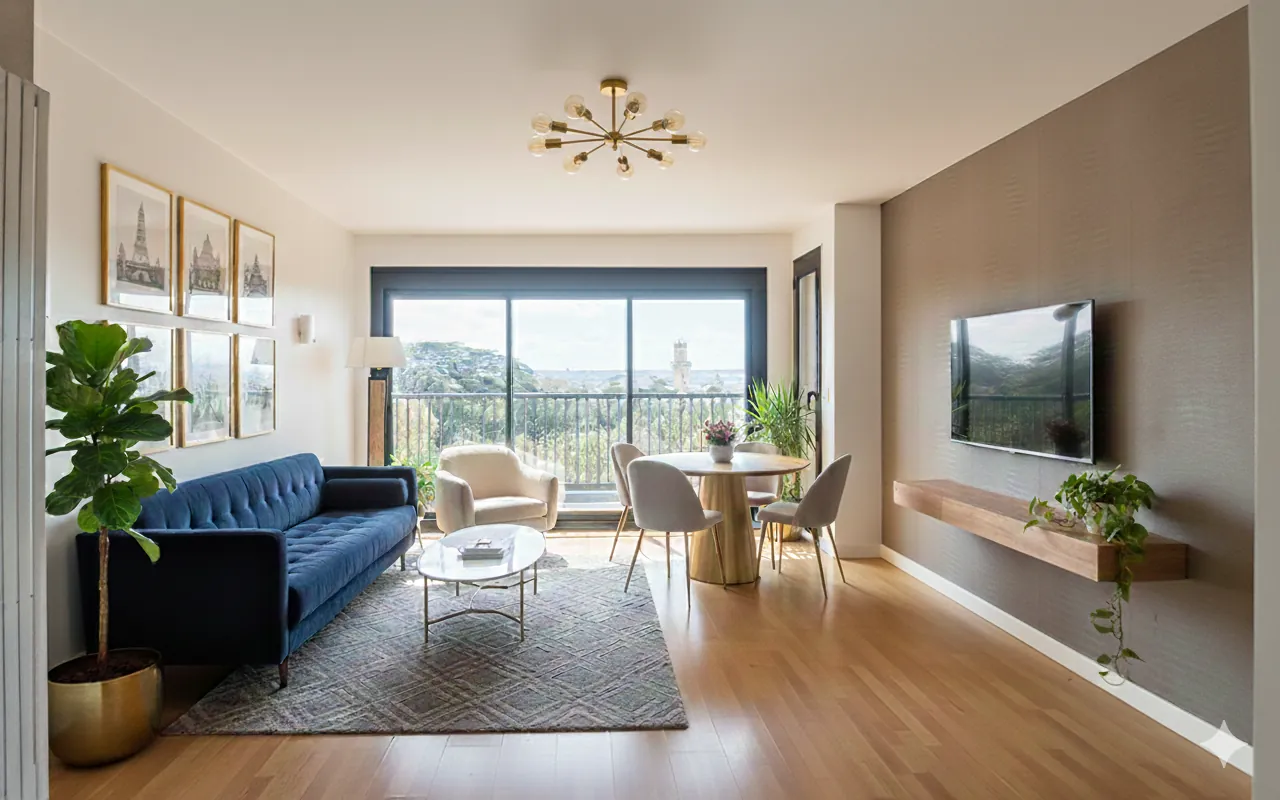 Appartement T3 de 65 m² avec terrasse et vue sur le jardin Massey à Tarbes