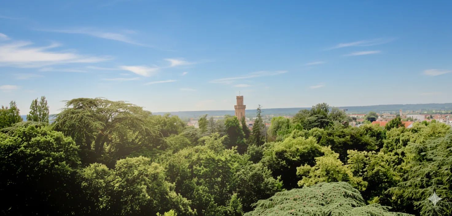 Appartement T3 de 65 m² avec terrasse et vue sur le jardin Massey à Tarbes 