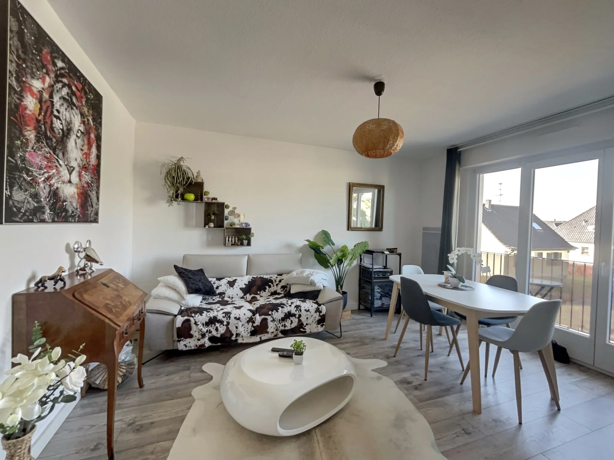 Superbe appartement 4 pièces avec balcon à Reichstett, proche Strasbourg 