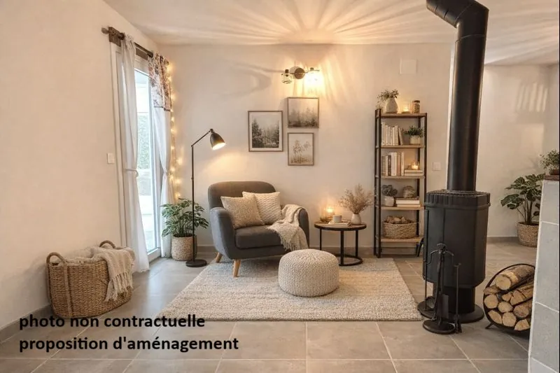 Belle villa de plain-pied avec piscine et vue à Puilaurens 