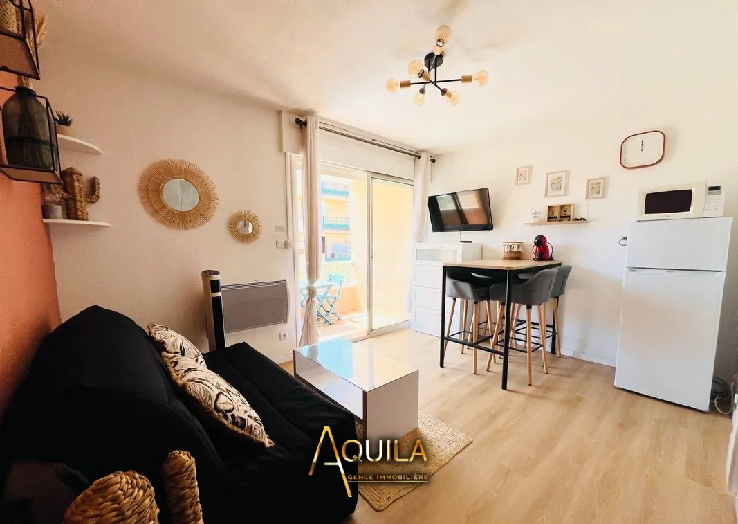 Appartement à vendre à Valras-Plage à 150m de la mer avec parking privé