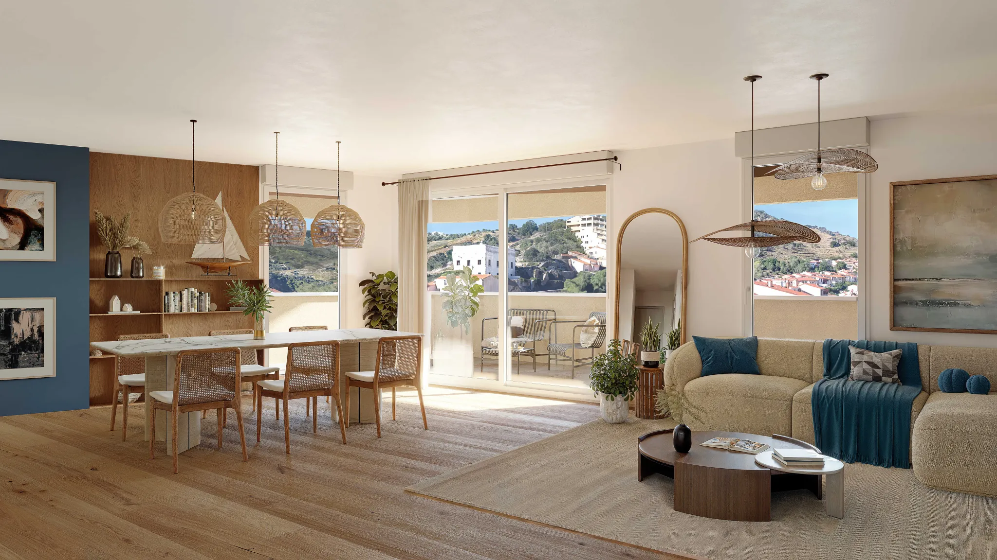 Appartement neuf T2 avec terrasse à Port Vendre - Résidence moderne et écoénergétique