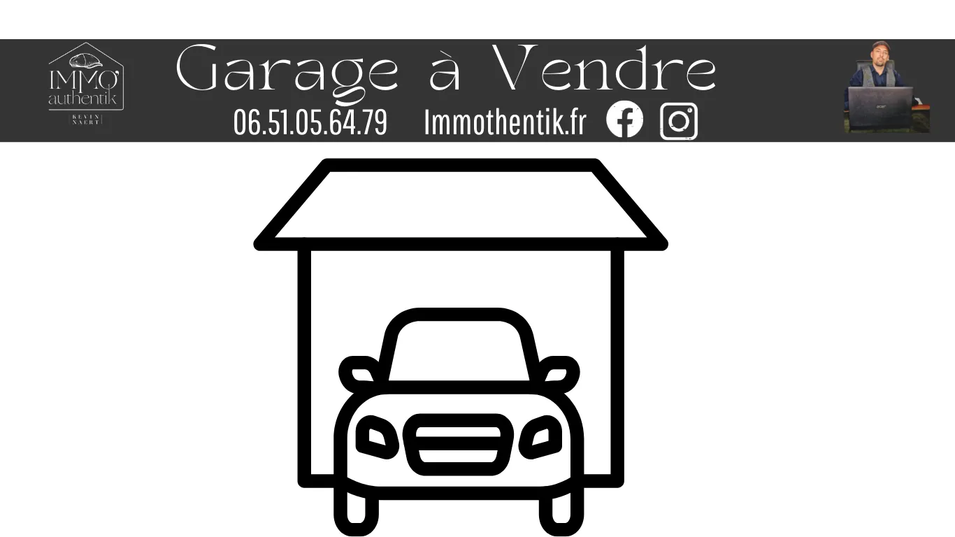Grand garage sécurisé à vendre à Agde dans le village naturiste