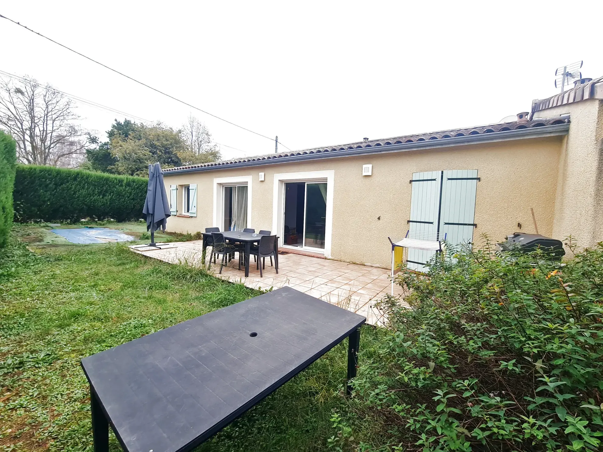 Villa T4 de plain-pied avec terrasse et garage proche de Toulouse
