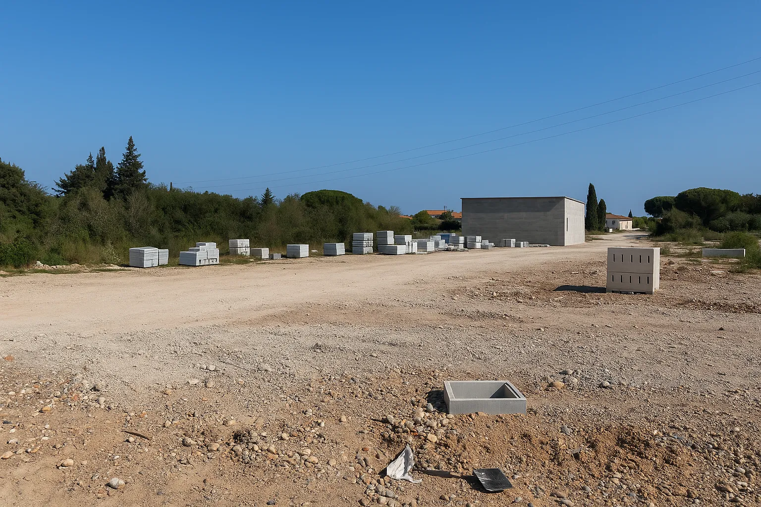 Terrain constructible de 263 m² à Fos-sur-Mer dans un lotissement paisible