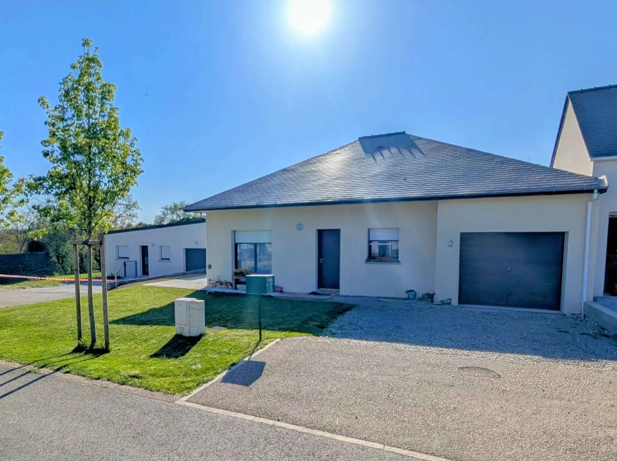 Maison récente 2022 à vendre à Augan près de Guer et Ploërmel avec jardin