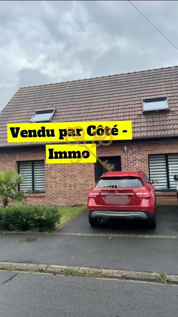 Villa à vendre à Libercourt - 150 m², 4 chambres, jardin 315 m², prix 259 500 €
