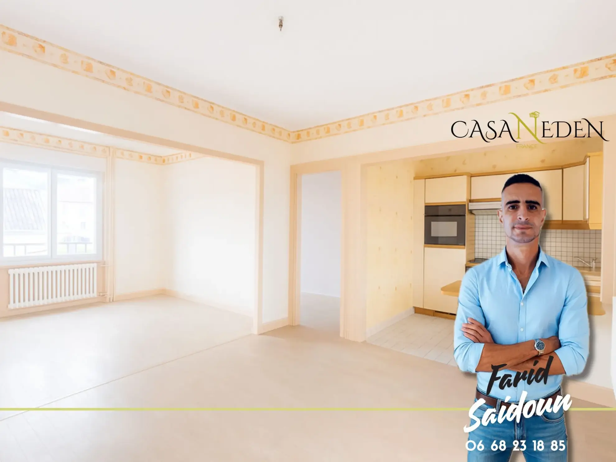 Maison mitoyenne à rénover à Longuyon avec 80 m² et potentiel d'aménagement 