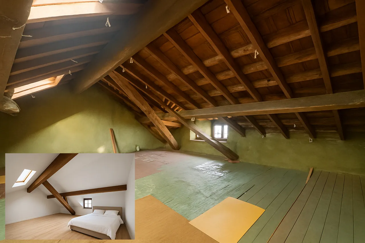 Maison mitoyenne à rénover à Longuyon avec 80 m² et potentiel d'aménagement 