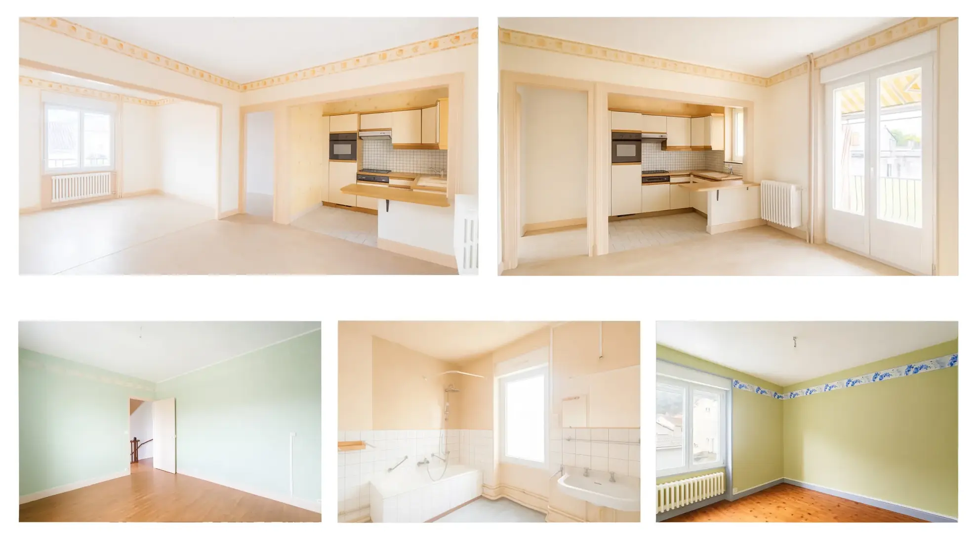 Maison mitoyenne à rénover à Longuyon avec 80 m² et potentiel d'aménagement 