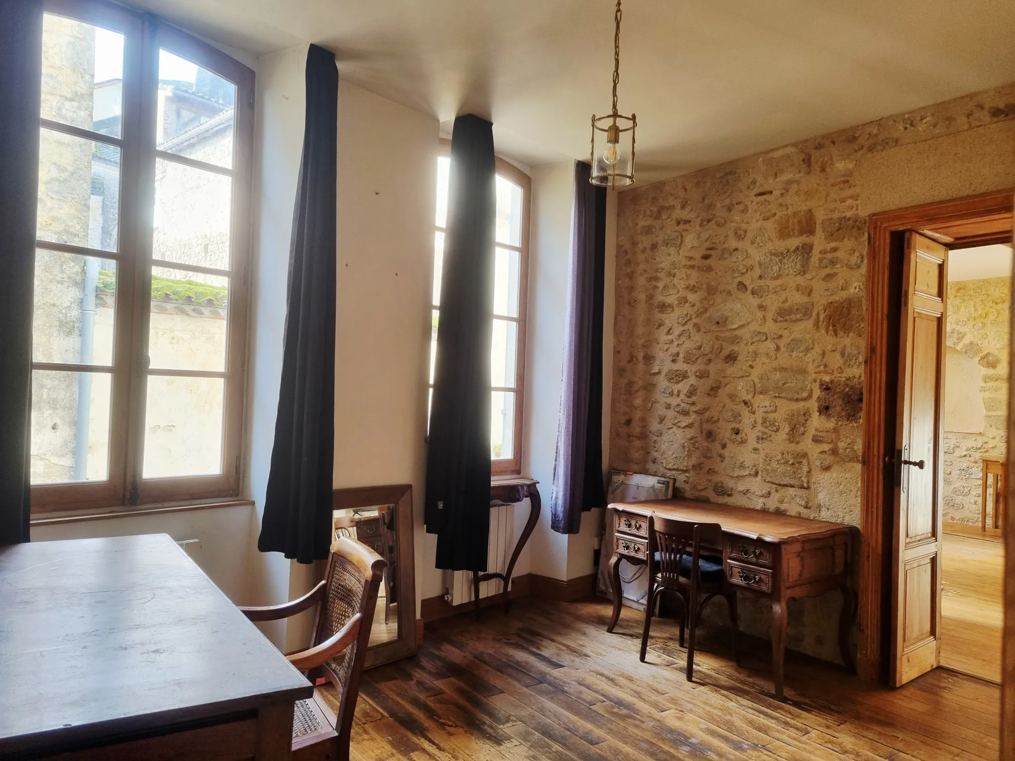 Appartement en pierre de 68 m² à Bazas proche de la cathédrale 