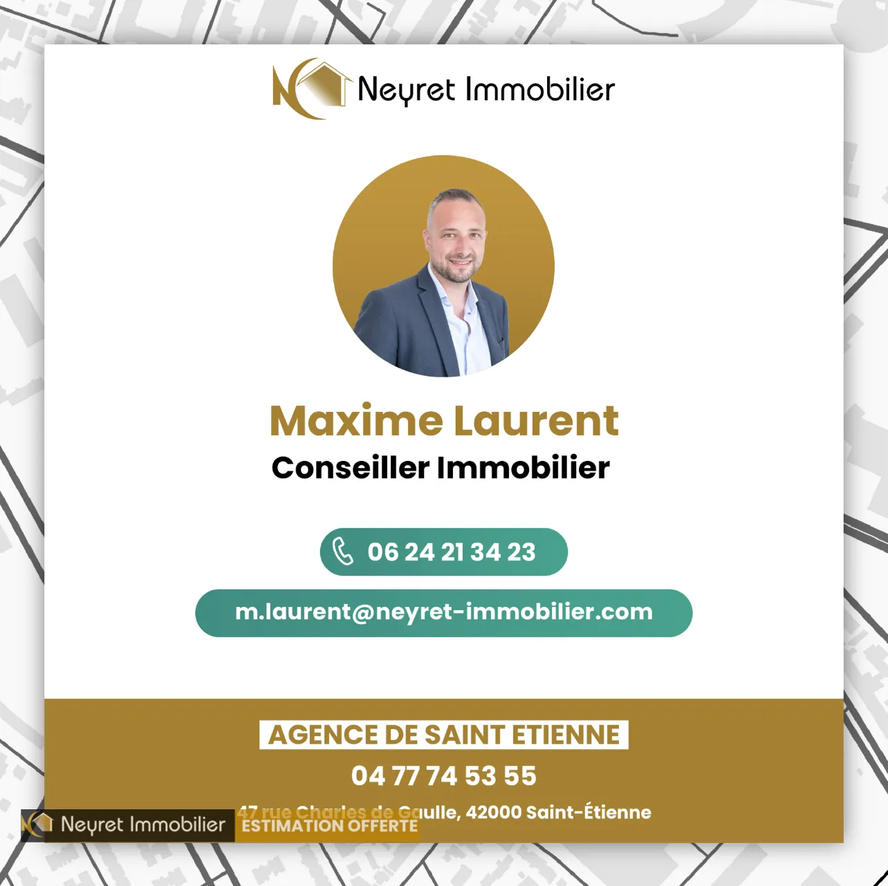 Appartement 127 m² avec terrasse et garage à Rive de Gier - Dernier étage 