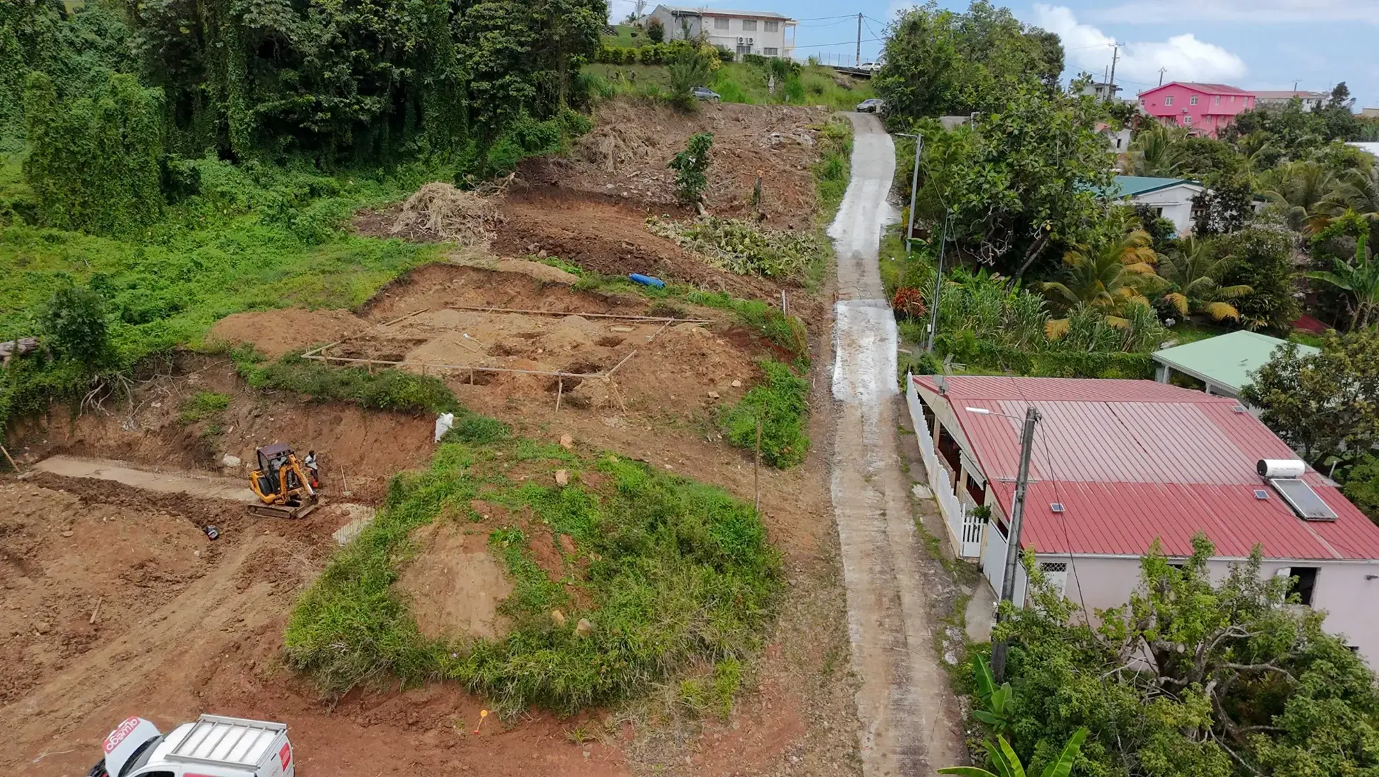 Beau terrain de 568 m² à vendre à Vauclin, secteur Bellevue 