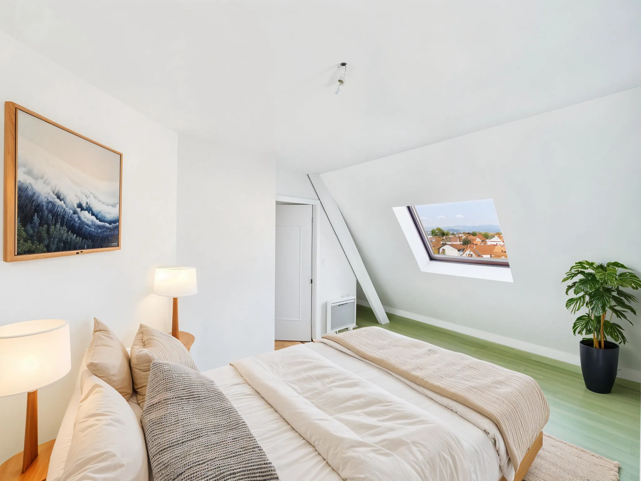 Appartement duplex 2/3 pièces à Village-Neuf avec garage et balcon 