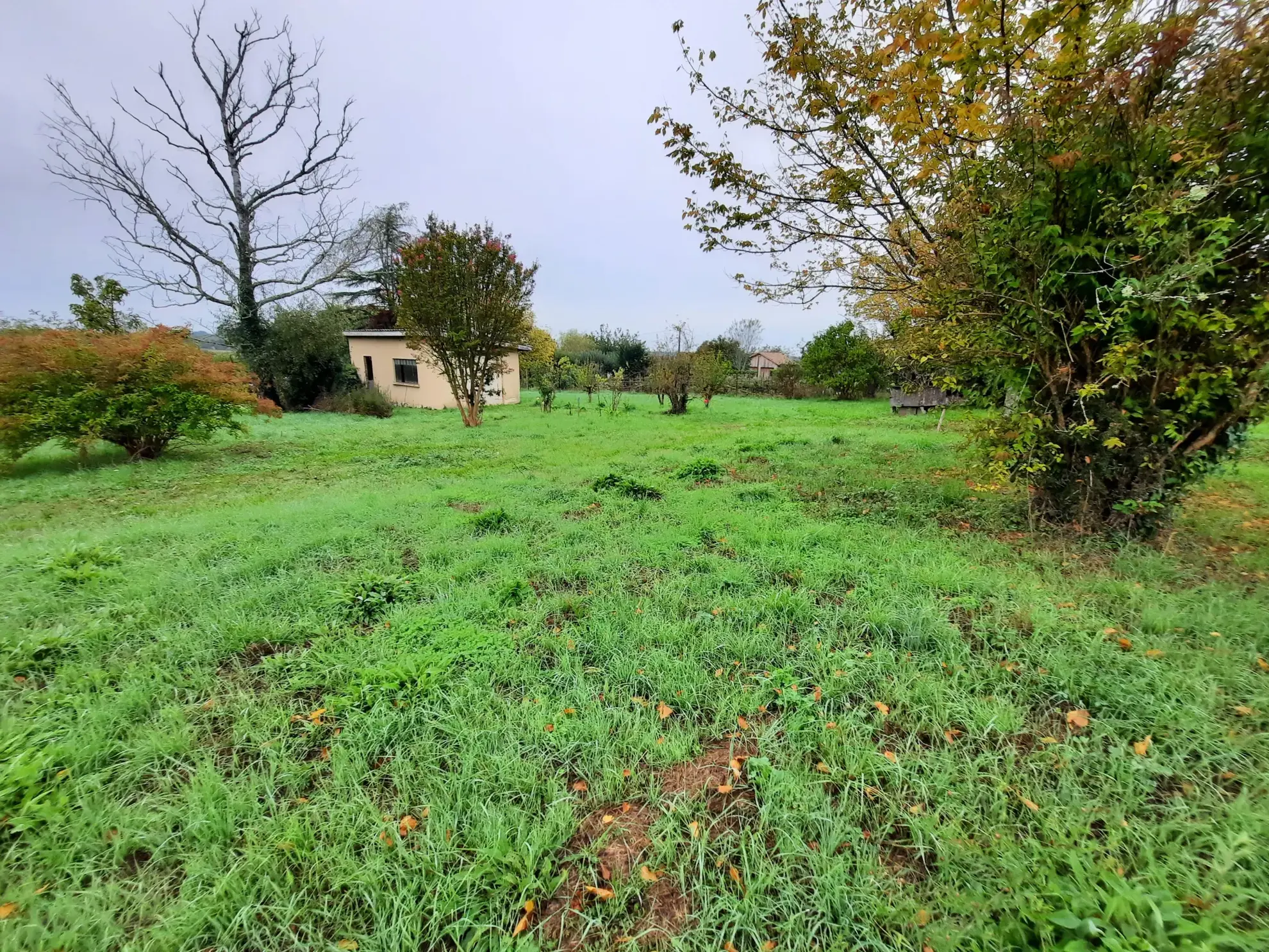 Terrain constructible viabilisé de 913 m² à Pellegrue (33790)