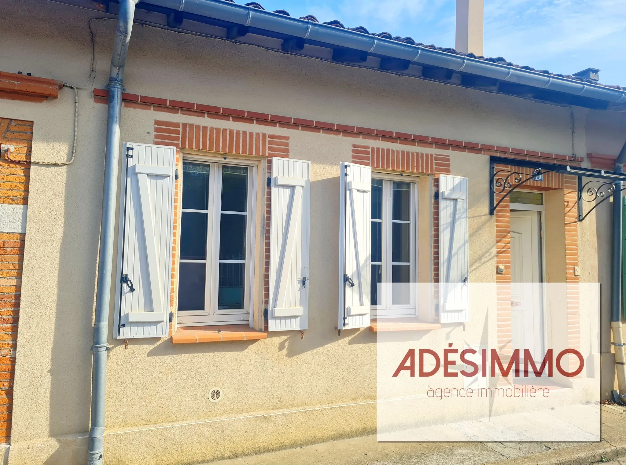 Maison de village de 90 m² avec jardin et terrasse à Lézat-sur-Léze