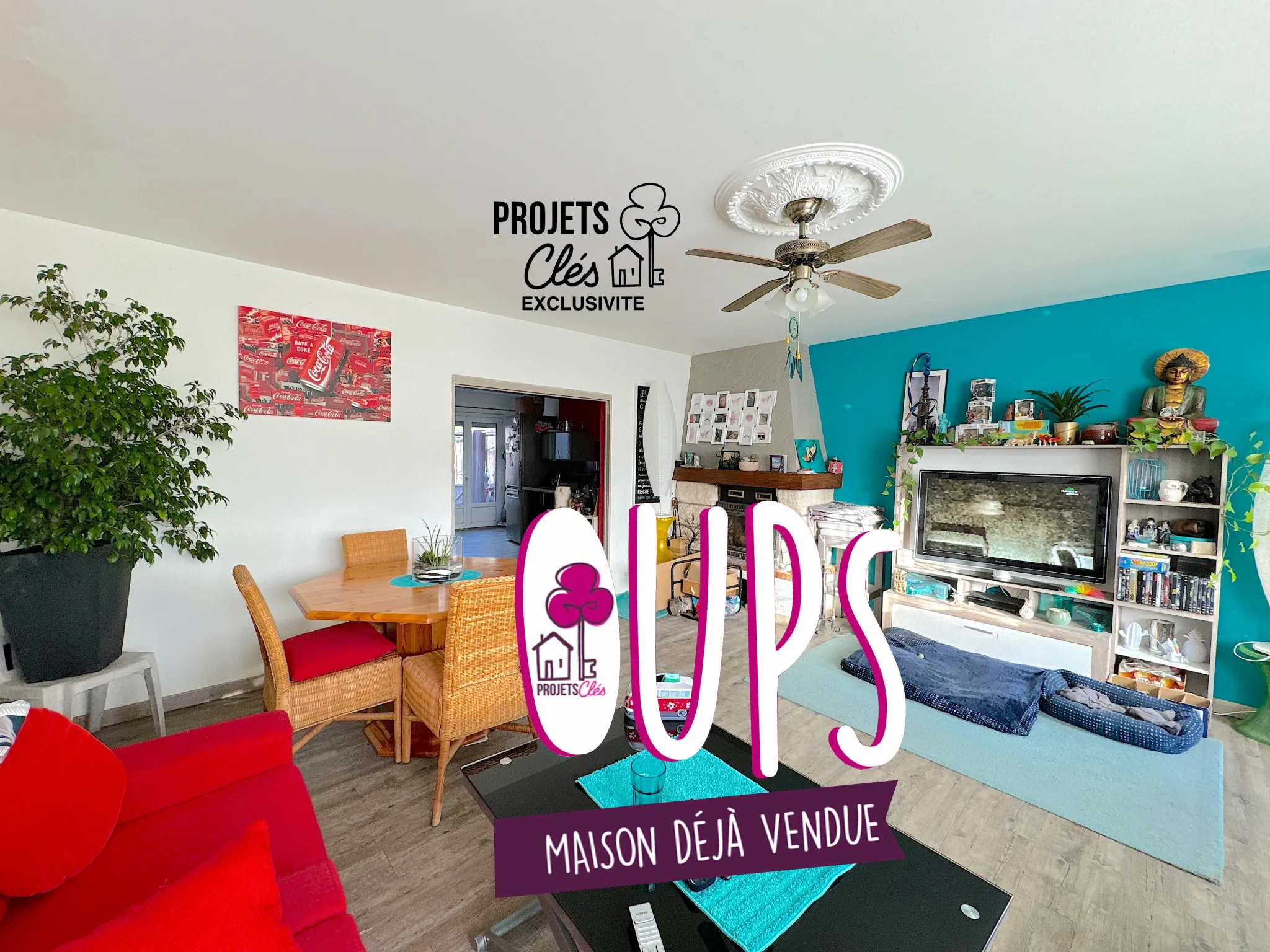 Maison atypique de centre-bourg avec dépendance à Grosbreuil