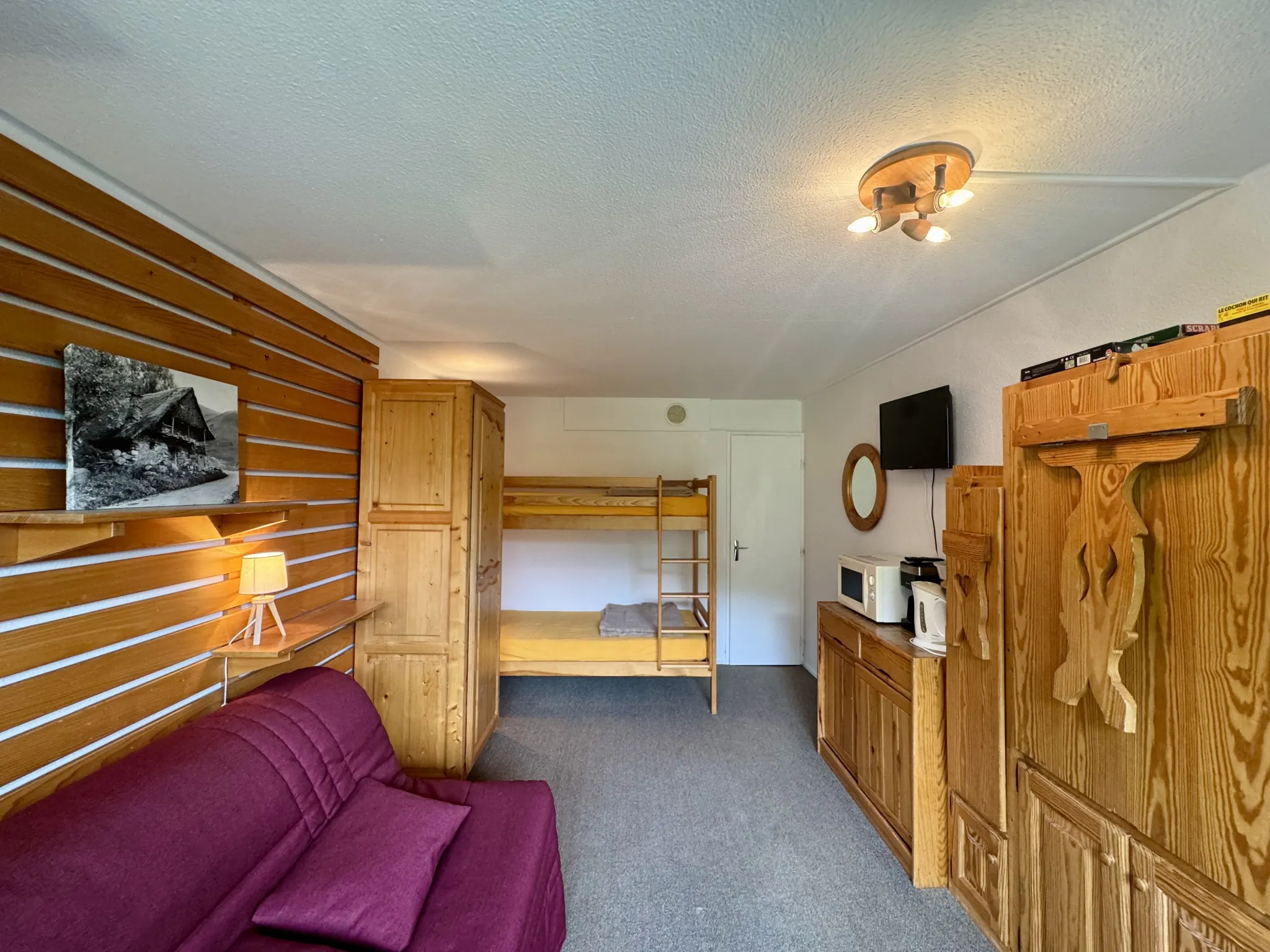 Studio à vendre au Corbier avec vue sur les pistes – Exposition pleine soleil 