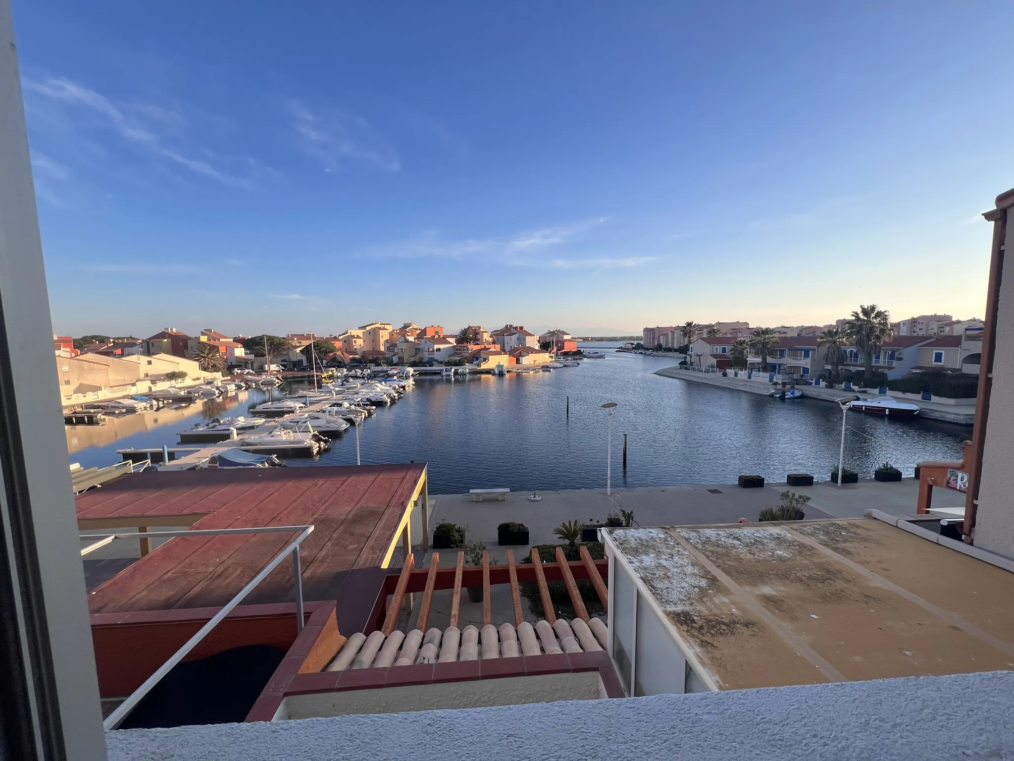 Studio rénové de 21 m² avec vue port à Le Barcarès, Quartier Nautica 