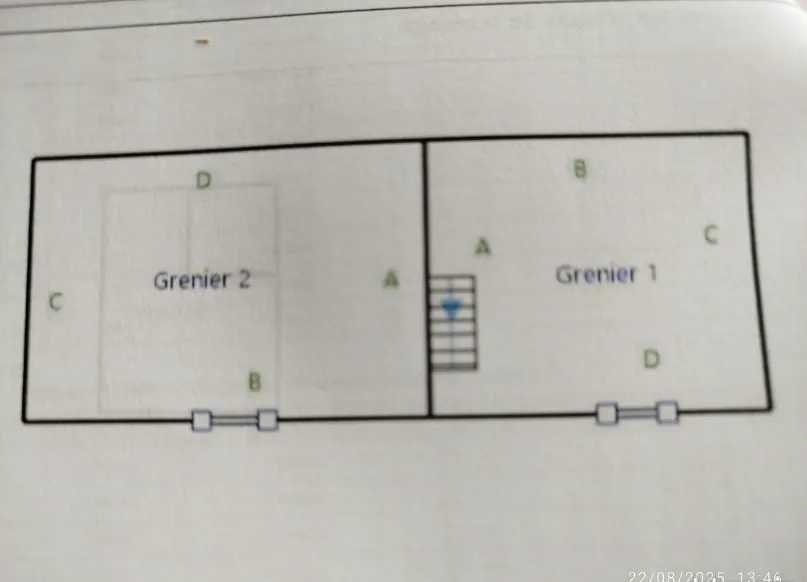 Opportunité d’achat d’une longère en pierre à Bouvron, proche Nantes, avec grand terrain et dépendances 