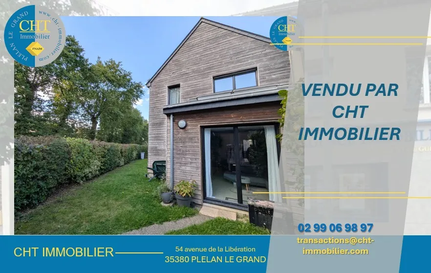 Maison récente de 4 chambres à Plélan-le-Grand - 93 m² avec garage et jardin